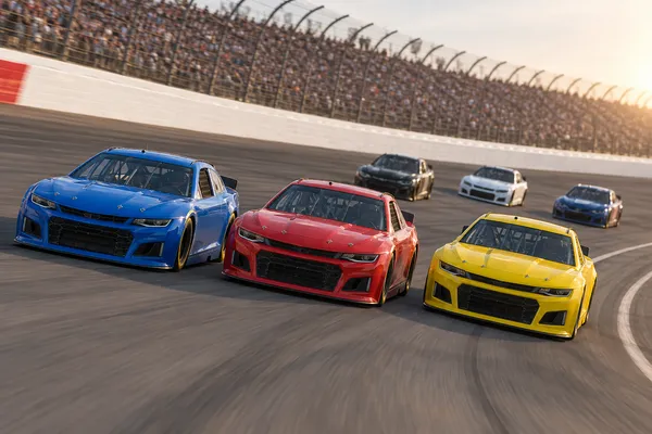 Application illustration: Stock car & oval racing
